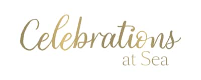 Cunard Celebrations at Sea logo
